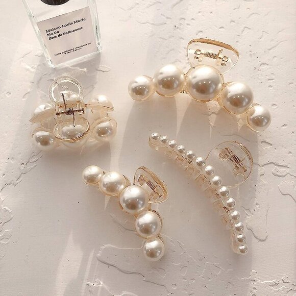 4 Size Large Meduim Small Hair Claw Strong Hold Big Banana Jaw Clip Barrettes main image 8